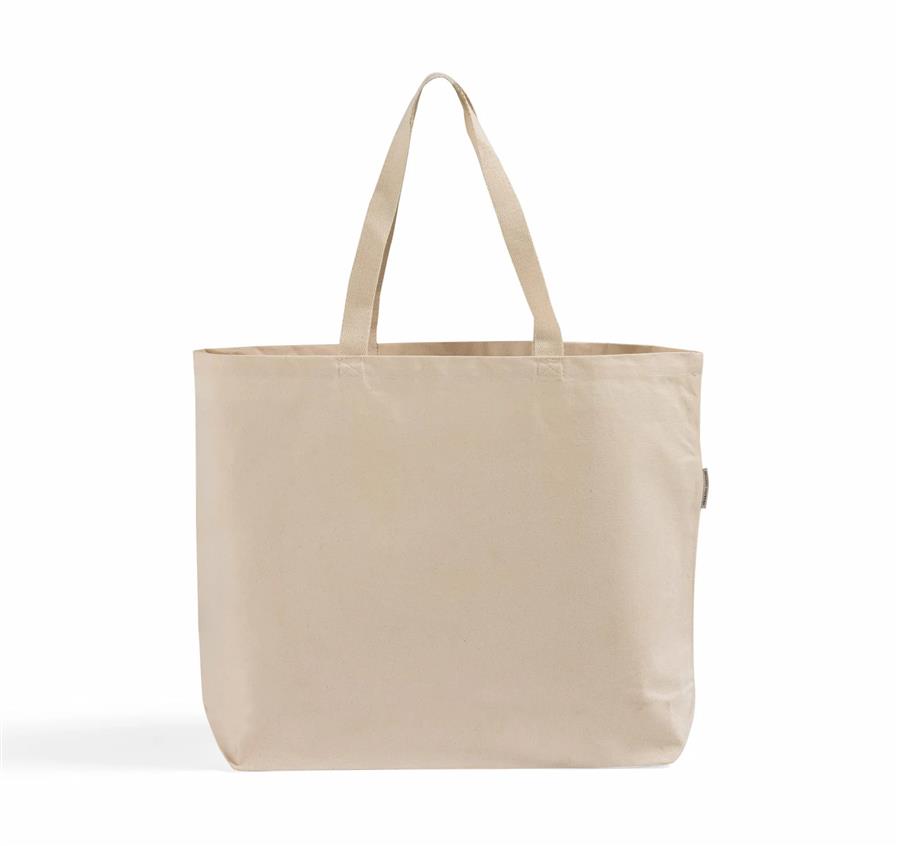 Organic Merch Canvas Tote Bag - Natural