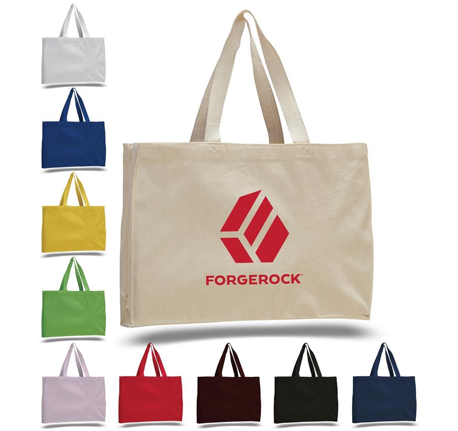 Canvas Gusset Tote Bag