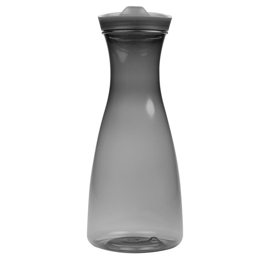 Clear Plastic Carafes with Lid 34 oz. - Smoke