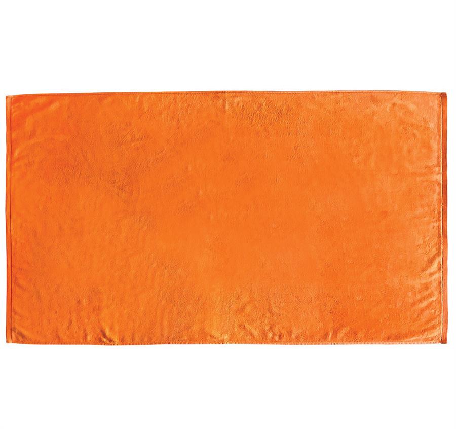 Colored Luxury Beach Towel - Orange