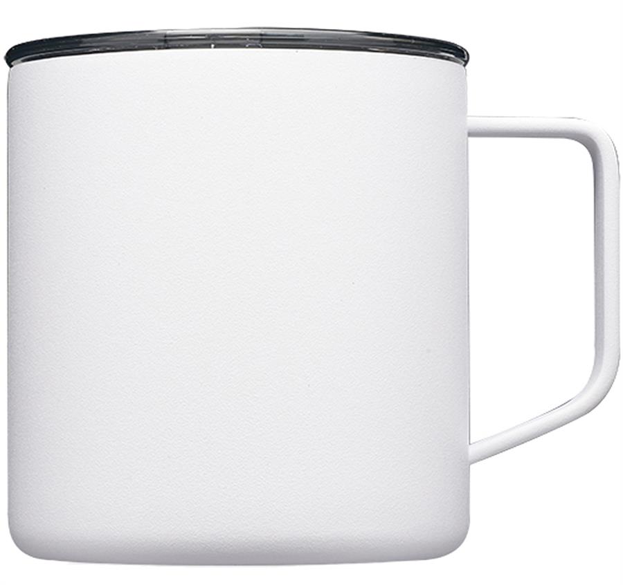 Kenai Powder Coated Travel Mugs - 13.5 oz - White