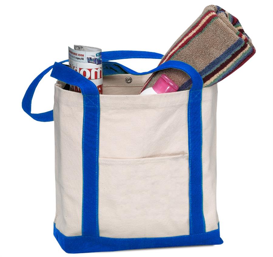 Canvas Big Tote Bag - Royal