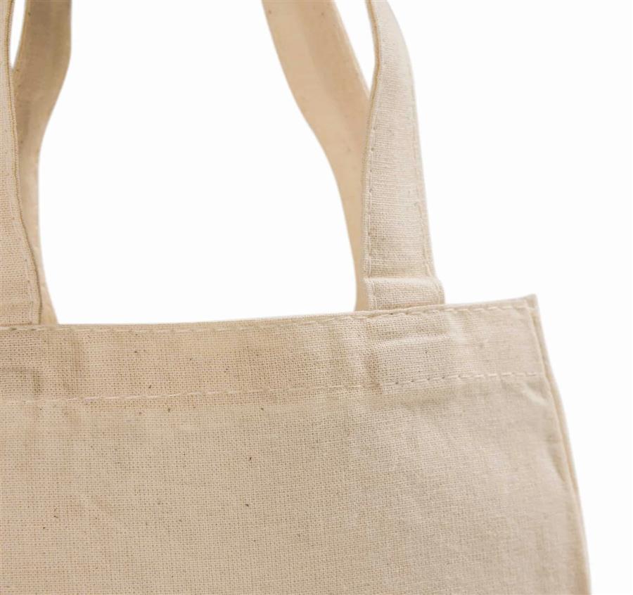 6" Tiny Cotton Tote Bag