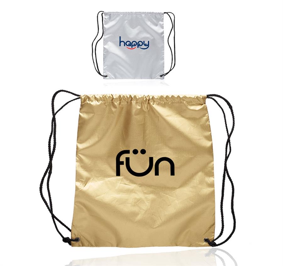 Shiny Drawstring Backpack