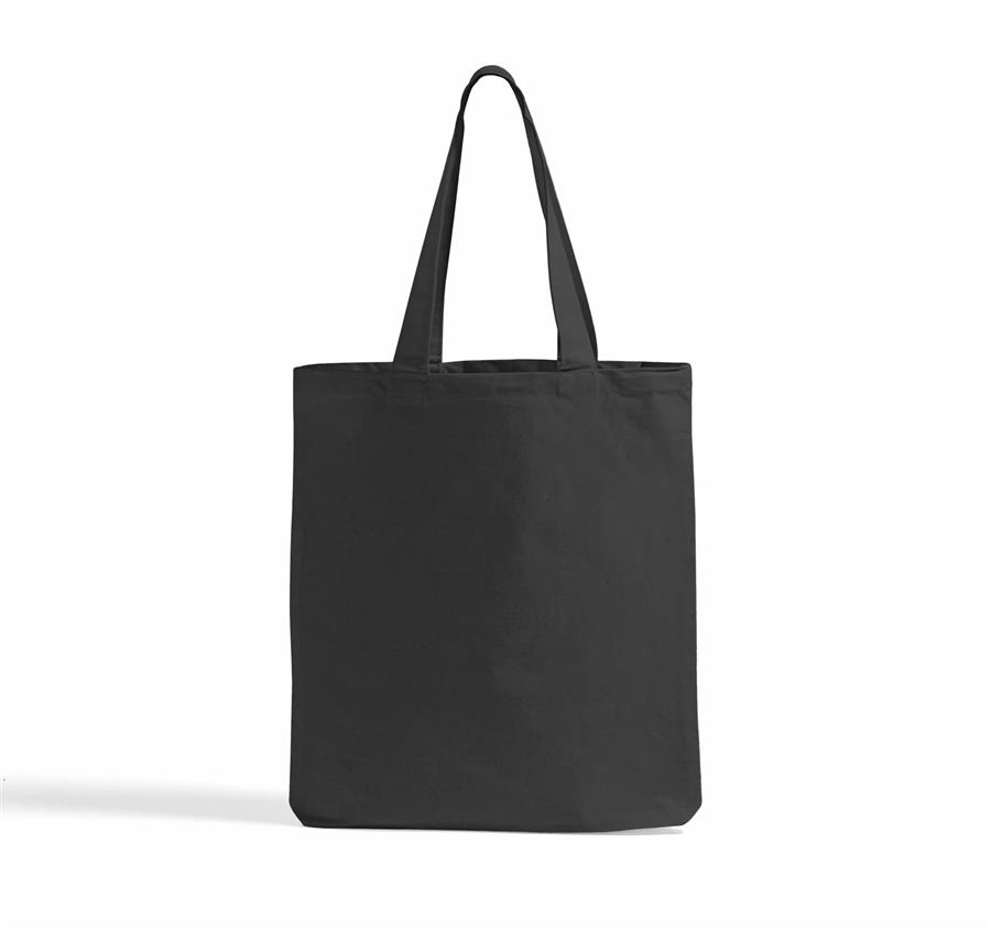 11"Small Cotton Tote Bag - Black