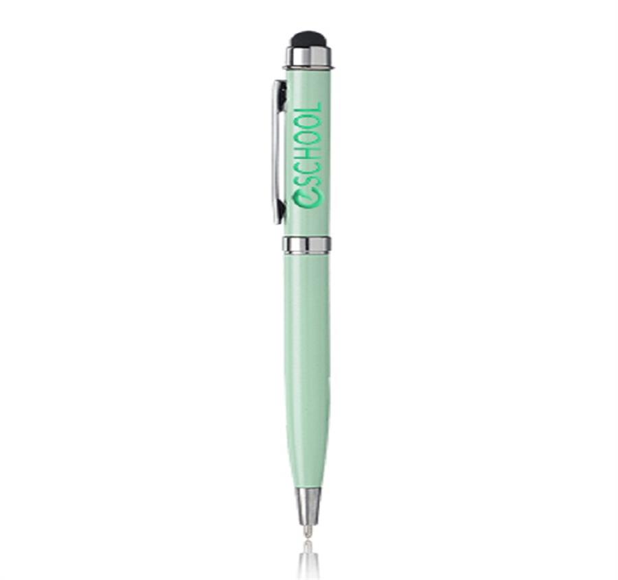 Slim Executive Metal Pen with Stylus