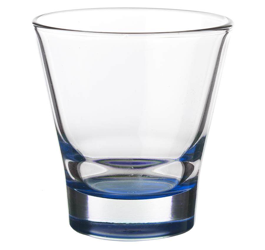 Stemless Martini Glasses - Blue