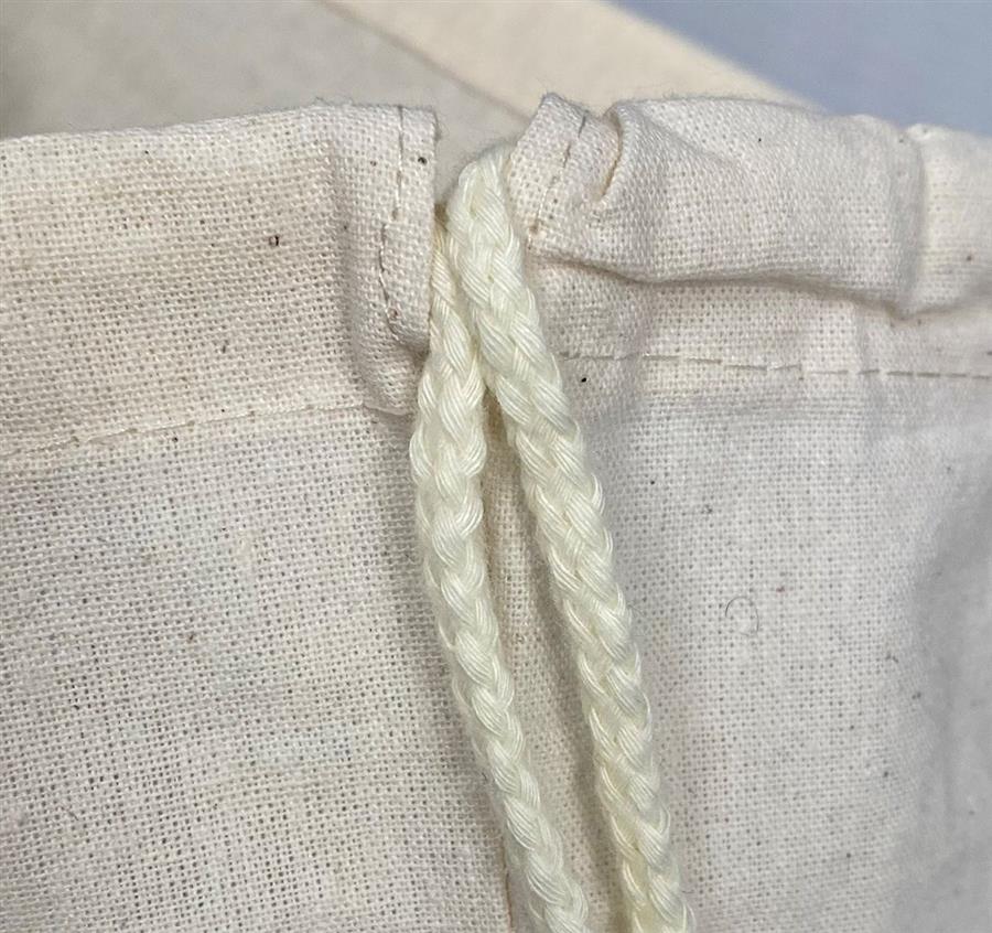 Cotton Canvas Drawstring Backpack