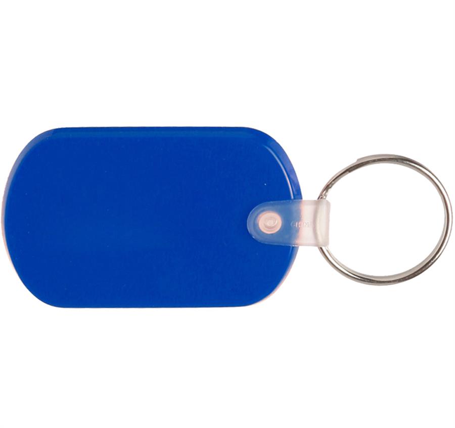 Soft Plastic Keychain - Blue
