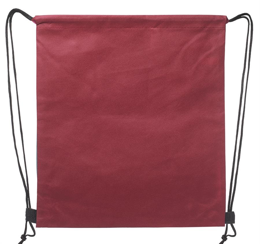 Non-Woven Drawstring Bags - Burgundy
