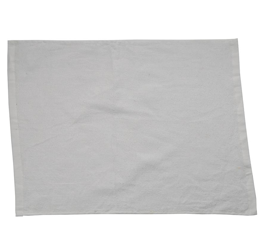 Velour Sports Towel - White