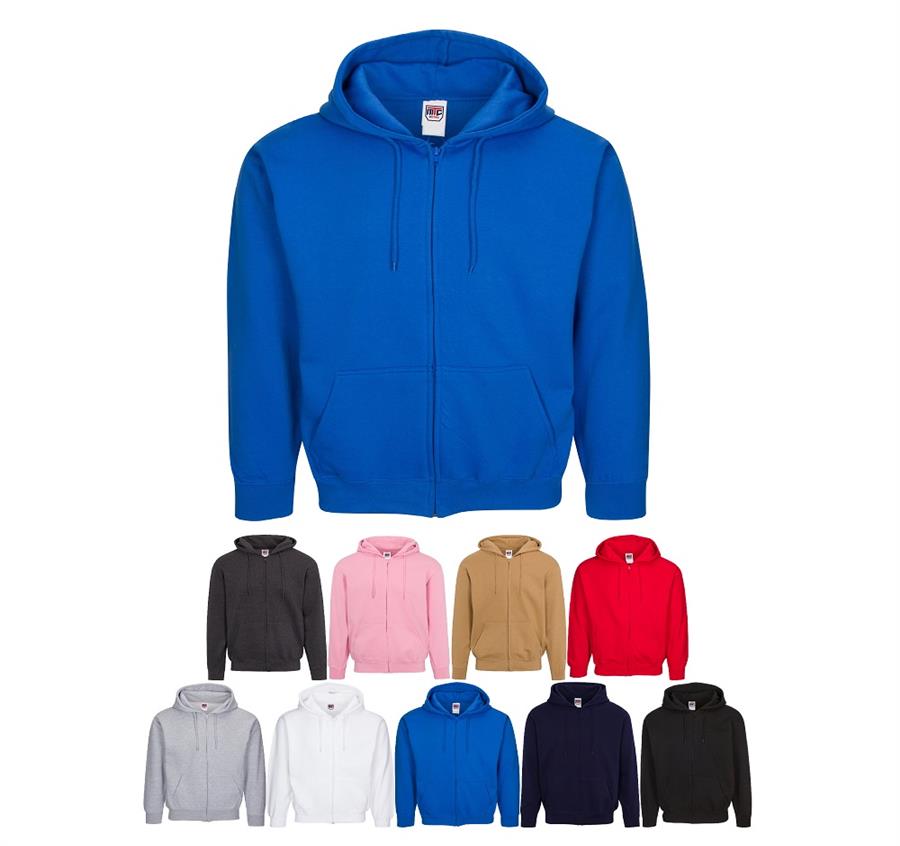 Premium Full Zip Hoodies - 7.8 oz