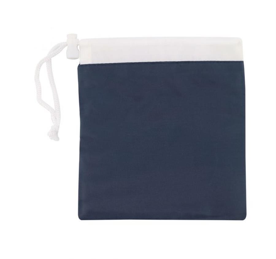 Cinch Pouch Bag - White/Navy