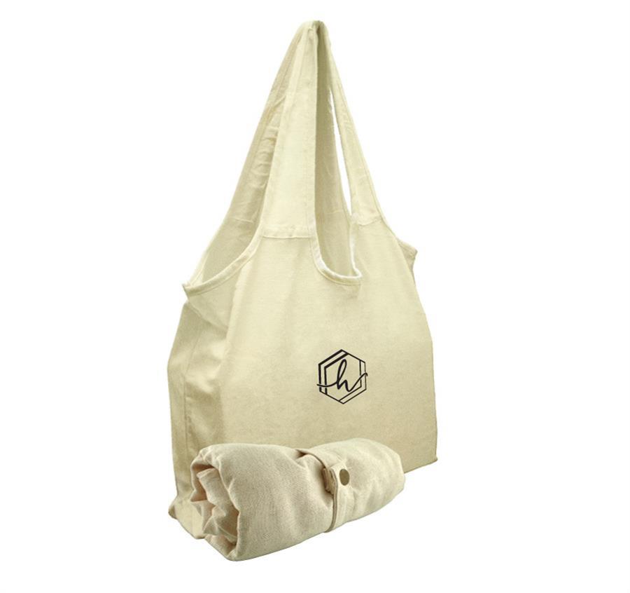 Foldable Canvas Sling Bag