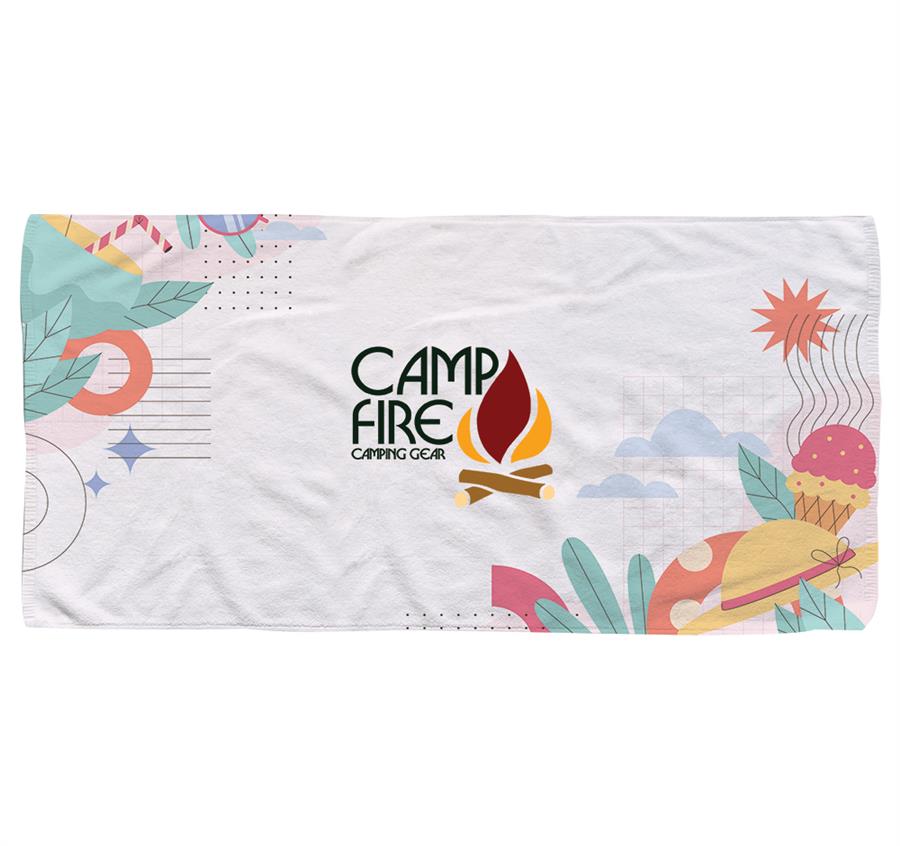 Premium Dye Sublimated Beach Towel