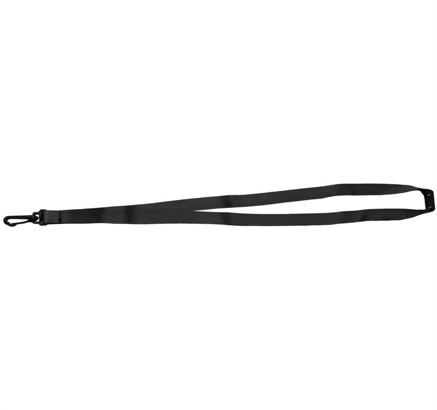 Dye Sublimation Lanyards with Safety Breakaway - Black