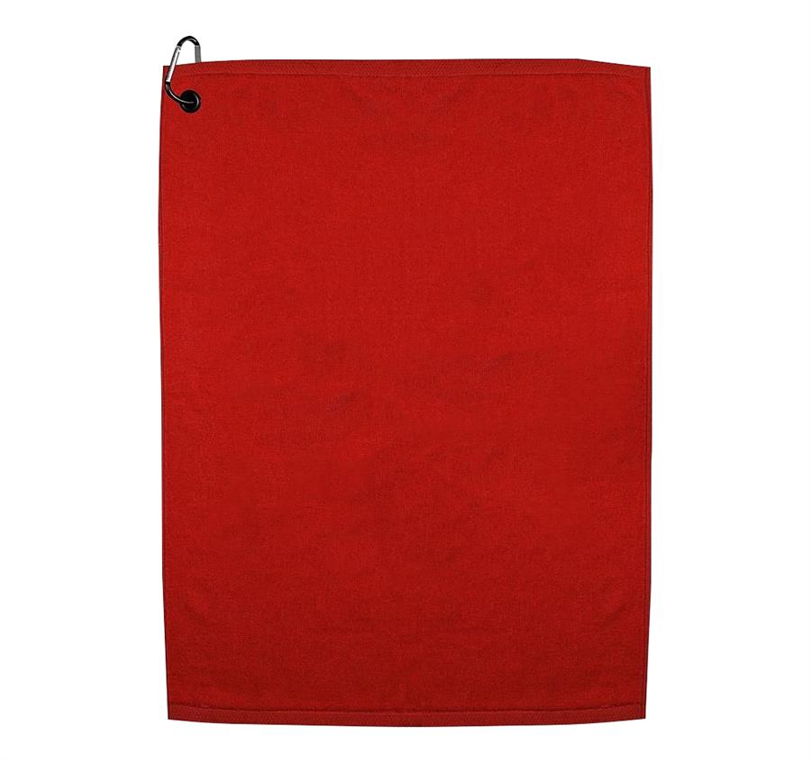 Champions Colored Golf Towel - Red