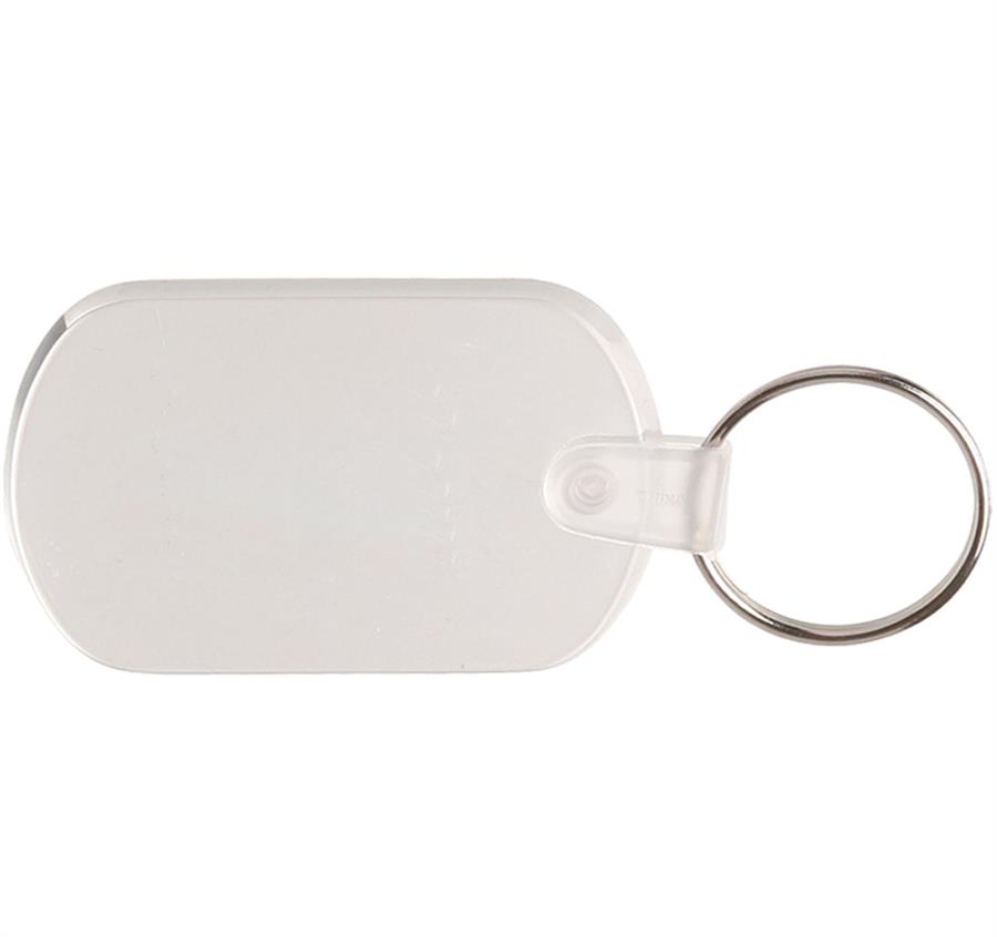 Soft Plastic Keychain - Clear