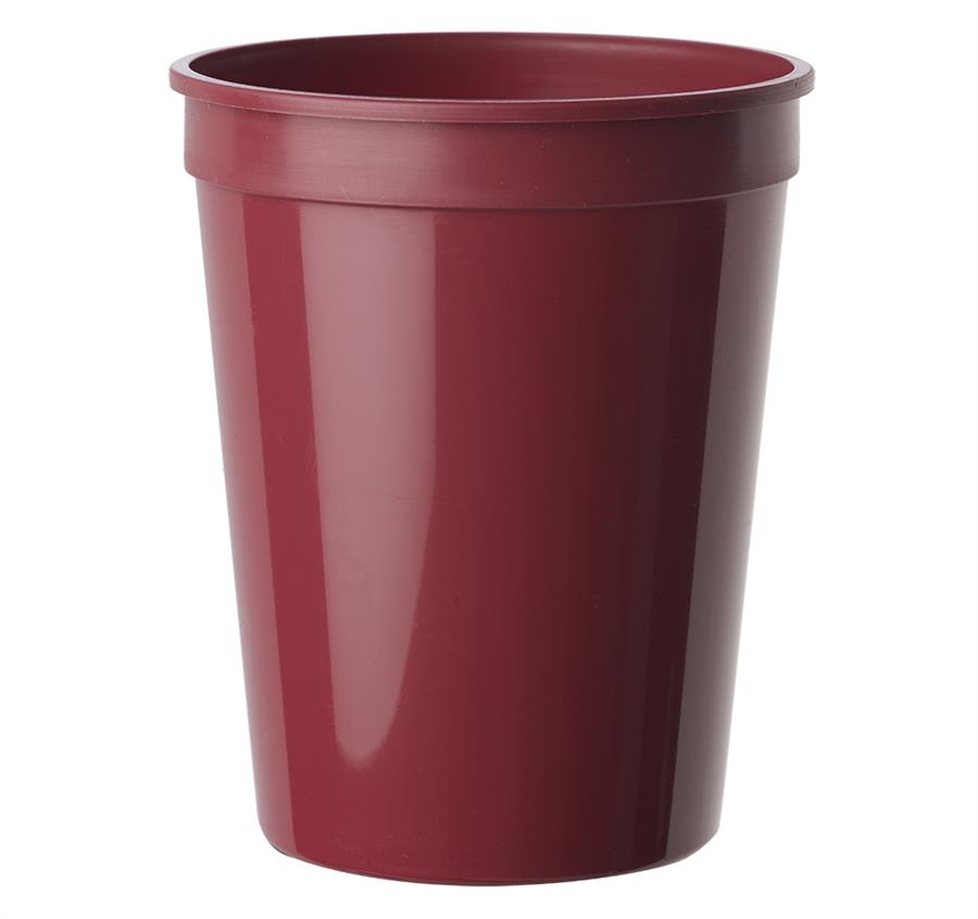 Plastic Stadium Cups - Maroon