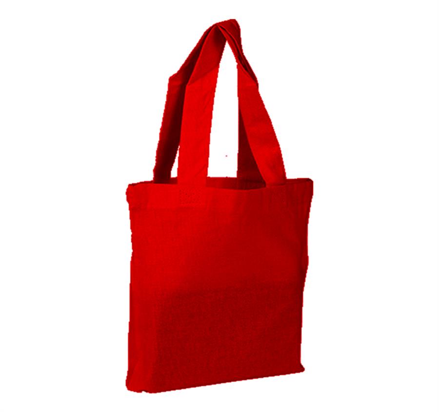 11x9 Canvas Tote Bag - Red