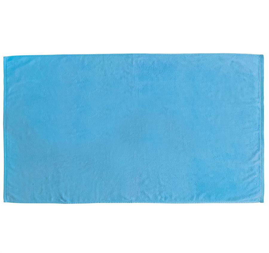 Colored Luxury Beach Towel - Ocean Blue