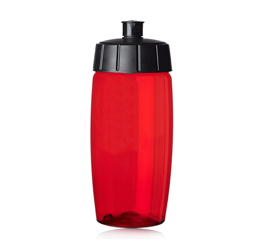 Sinker Plastic Water Bottles 19 oz. - Red