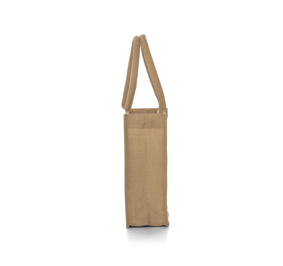 Small Easy-Print Jute Bag