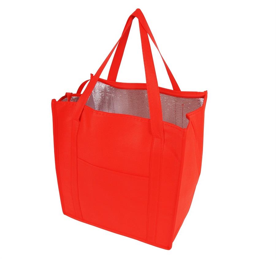 Insulated Grocery Bag - Red