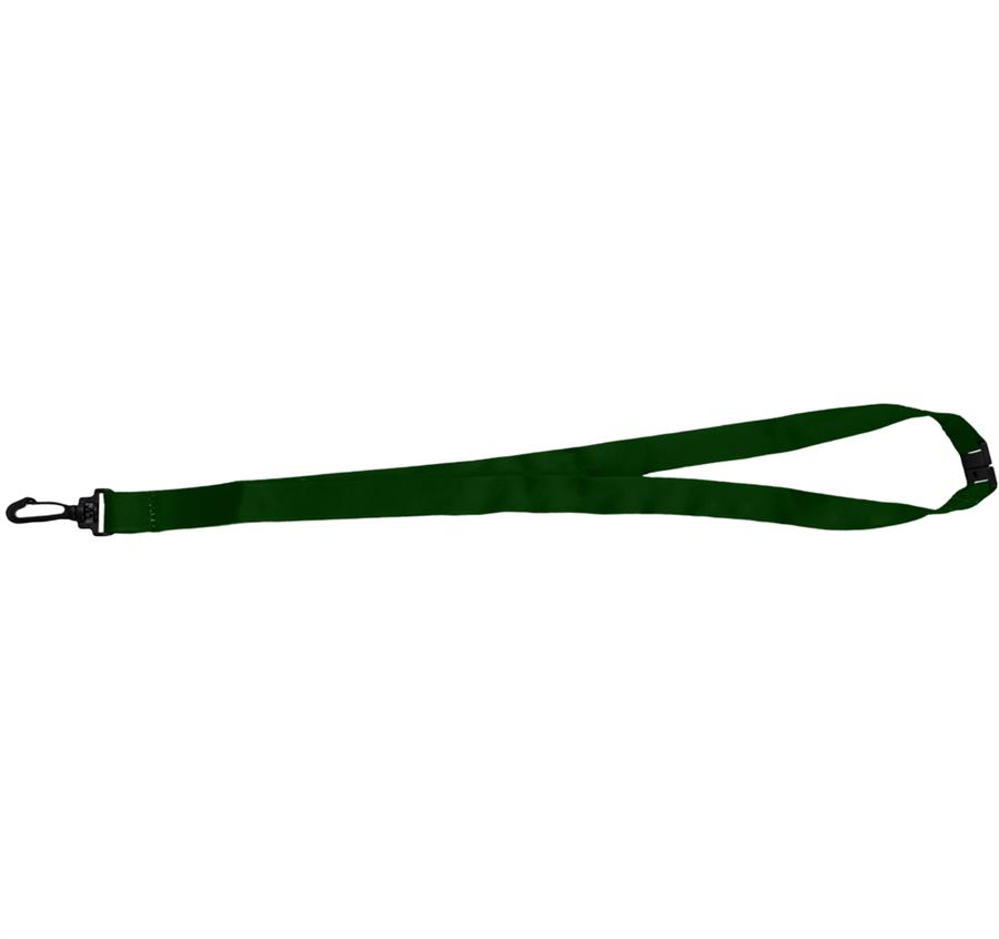 Dye Sublimation Lanyards with Safety Breakaway - Dark Forest Green