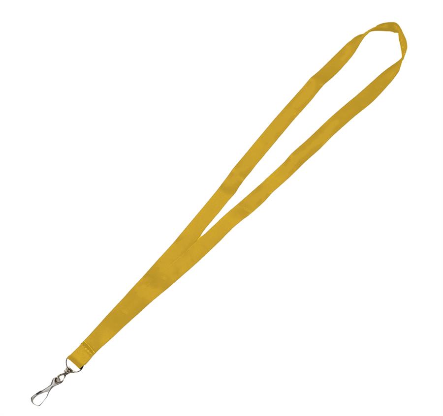Micro Weave Smooth Dye-Sublimation Lanyards - Gold