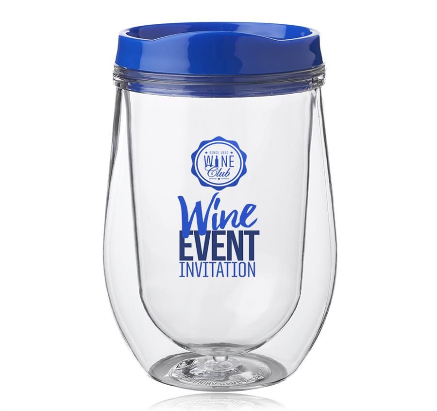 Acrylic Tumblers with Lid 15 oz. - Royal