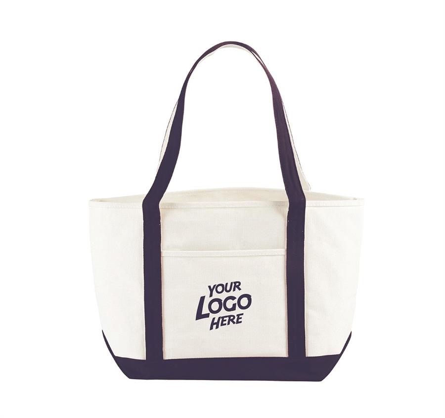18 oz. Nautical Cotton Canvas Boat Bag