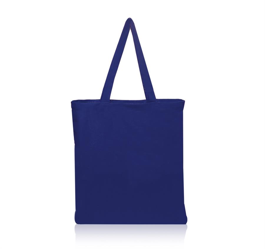 Cotton Canvas Tote Bag - 4oz - Royal