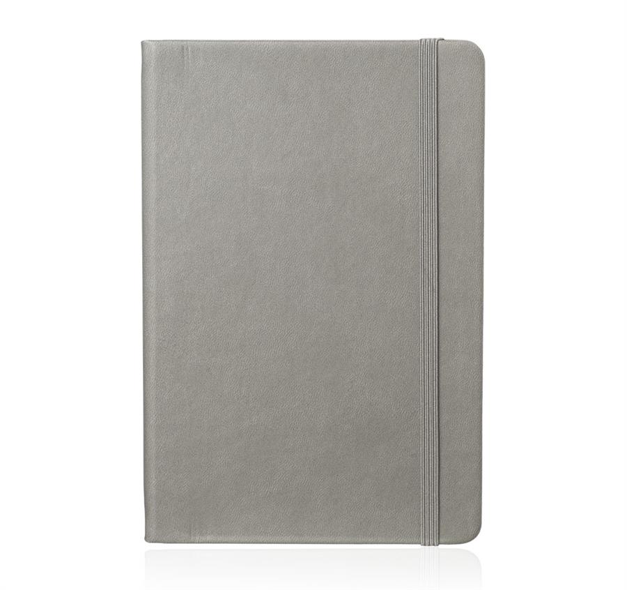 Hardcover Journal with Band - Grey