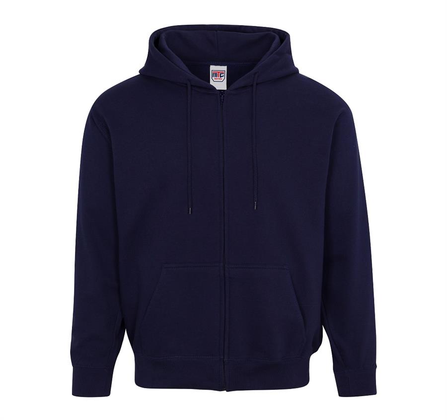 Premium Full Zip Hoodies - 7.8 oz - Navy
