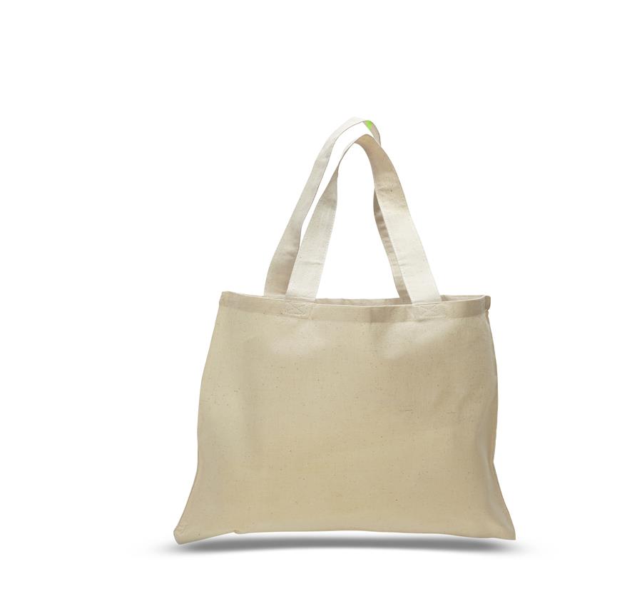 Canvas Tote with extra long handles