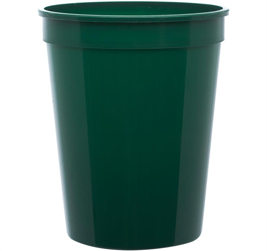 Plastic Stadium Cups - Dark Green