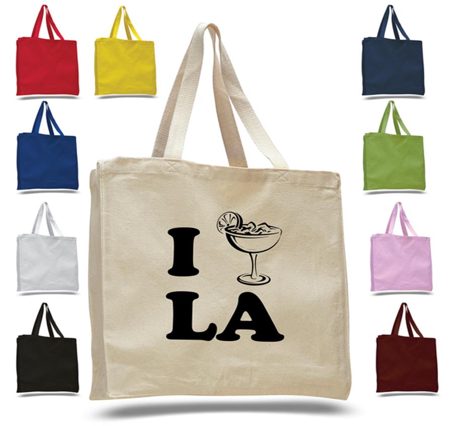 Cotton Canvas Gusset Tote