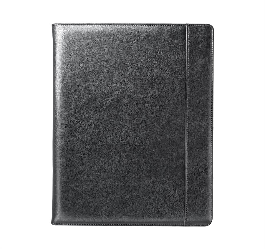 Writers Leatherette Padfolio - Black