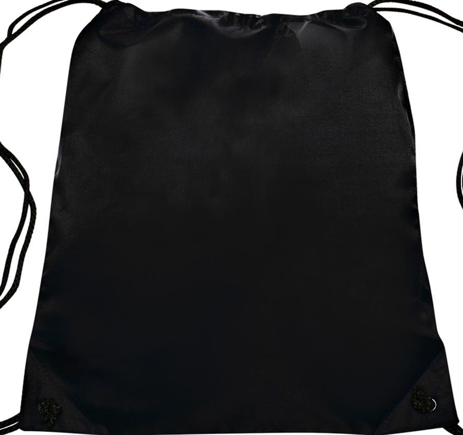 Classic Polyester Drawstring Bags - Black