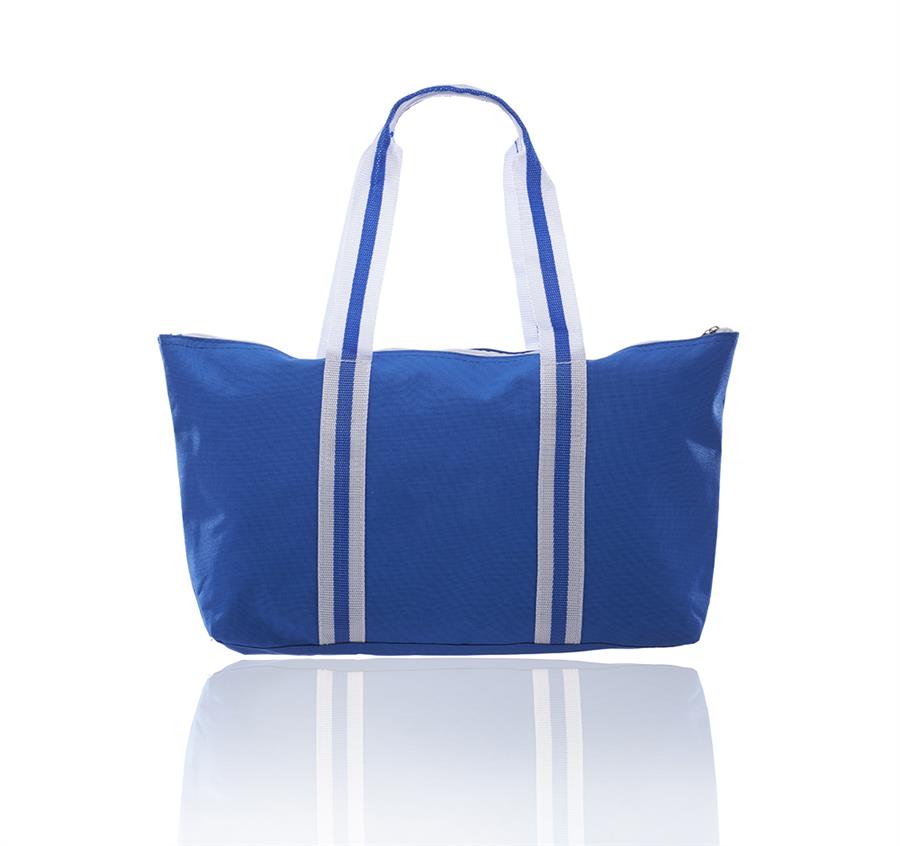 Poly Canvas Sport Tote Bag - Blue
