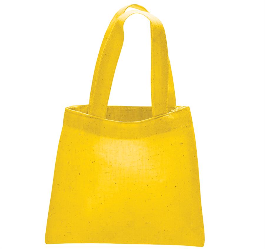 Mini Tote Bag - Cotton - Yellow