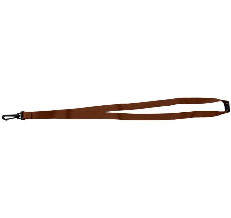 Dye Sublimation Lanyards with Safety Breakaway - Brown