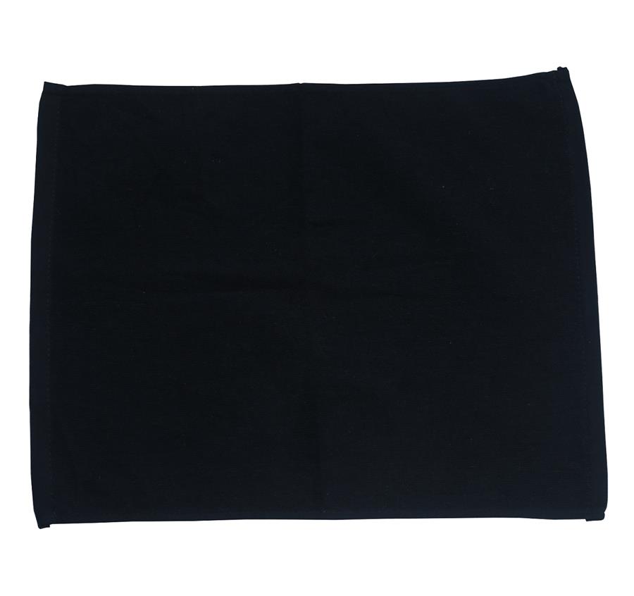 Velour Sports Towel - Black