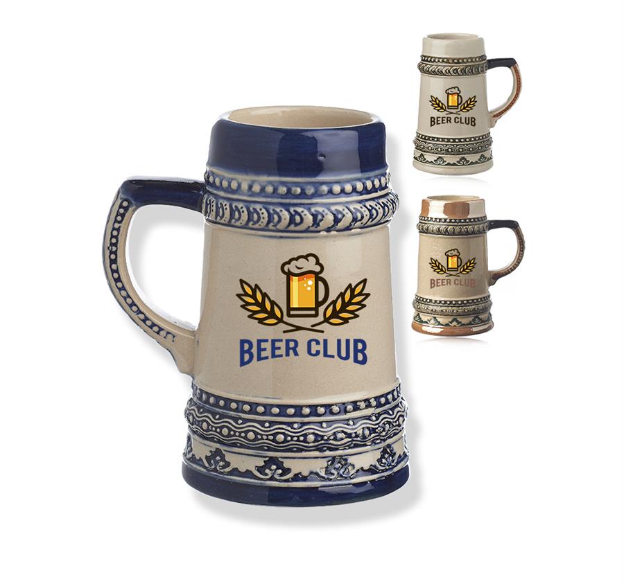 Bremen Mini Ceramic Beer Mug Shooters 2 oz.