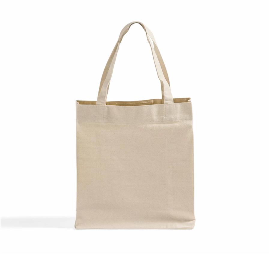 Casual Recycled Canvas Tote - Natural