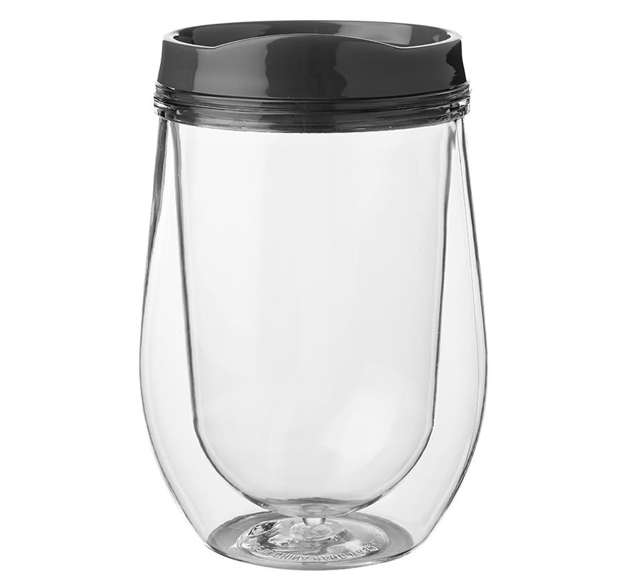 Acrylic Tumblers with Lid 15 oz. - Black