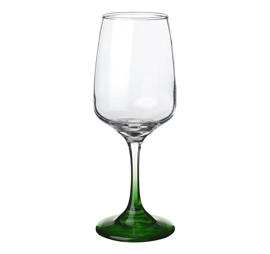 Trentino Wine Glasses - Green