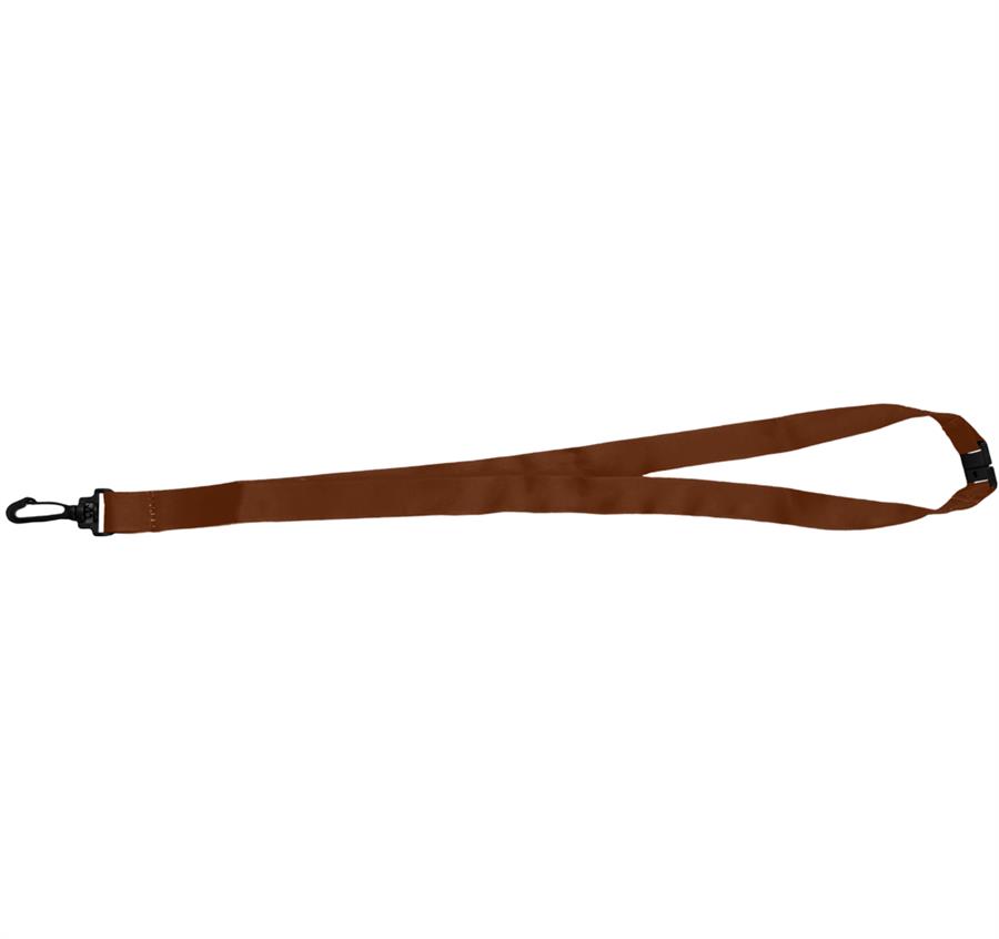 Dye Sublimation Lanyards with Safety Breakaway - Brown