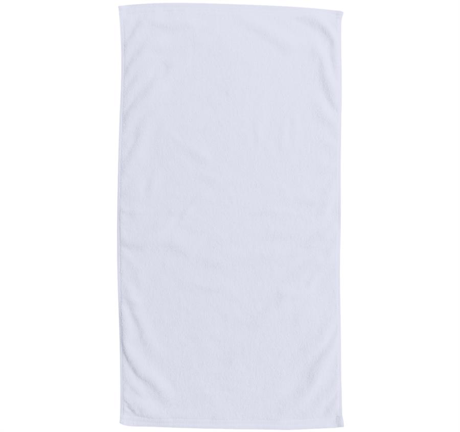 White Terry Velour Beach Towel